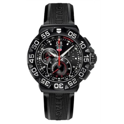 TAG Heuer Formula 1 Quartz Chronograph Big Date 44 Titanium PVD / Black / Rubber